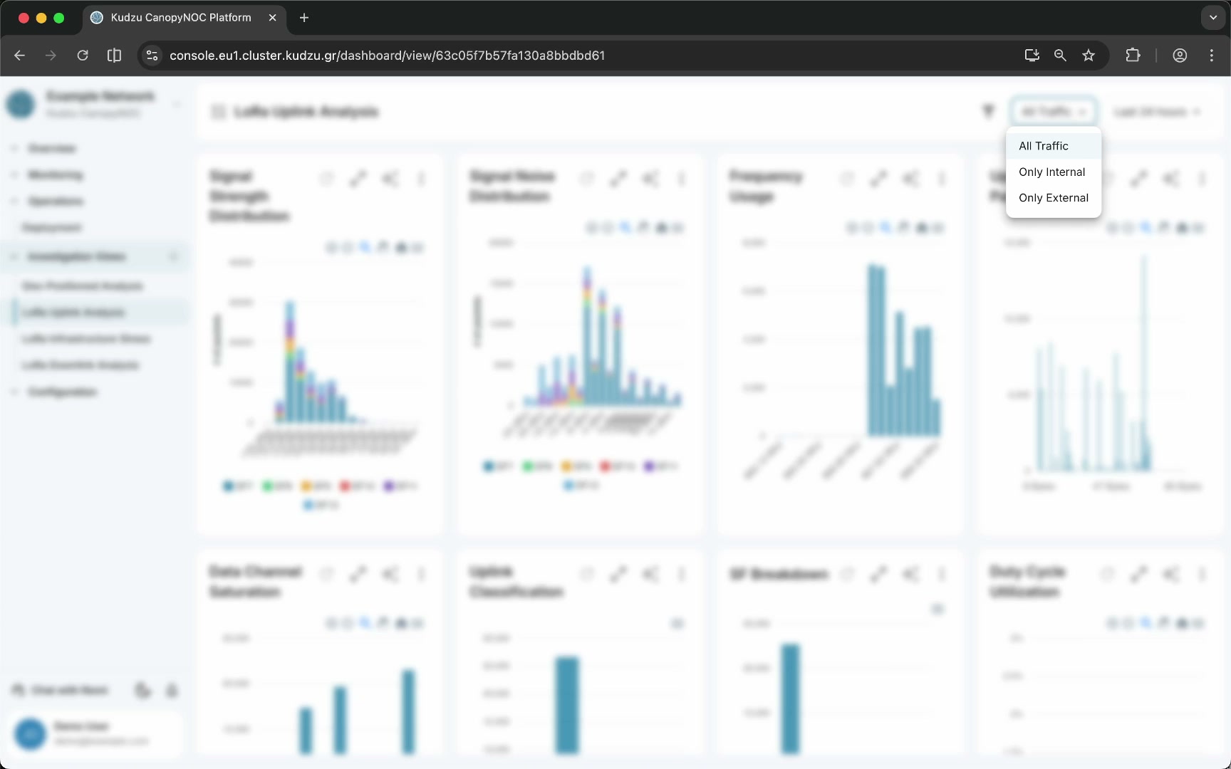 Traffic source filter options