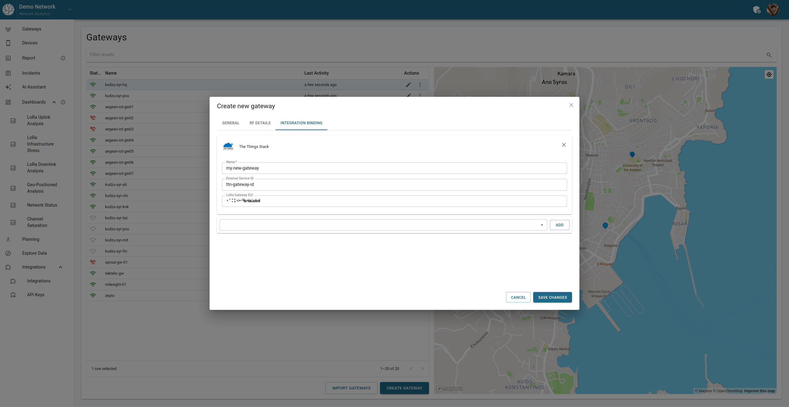 TTN Integration Filled