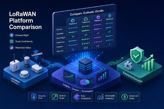 How LoRaWAN Monitoring Platforms Compare for Enterprise Use